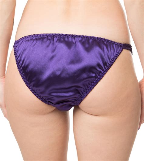 Sexy Satin Feminine Sissy Tanga Knickers Underwear Briefs Panties Sizes