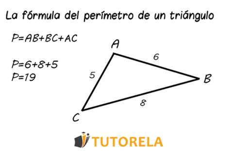 Perímetro De Un Triángulo Tutorela
