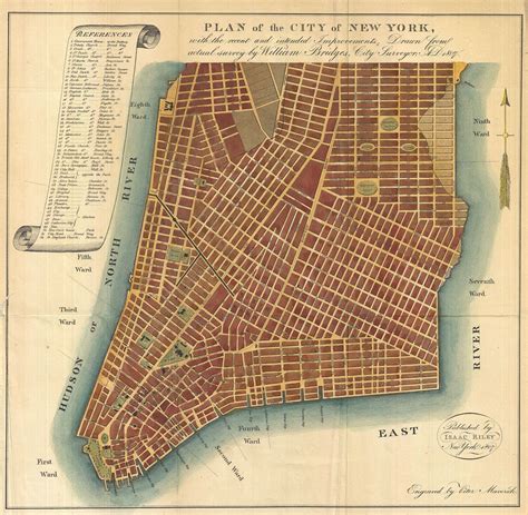 New York Carte De 1800 La Carte De La Ville De New York 1800 New York