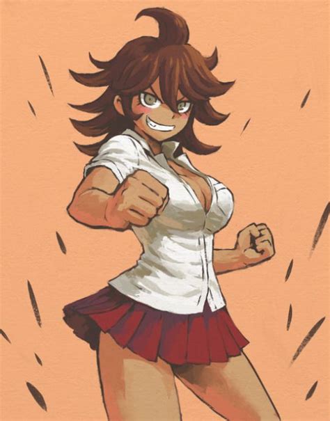 Whentheyart Danganronpa Anime School Girl Thicc Anime