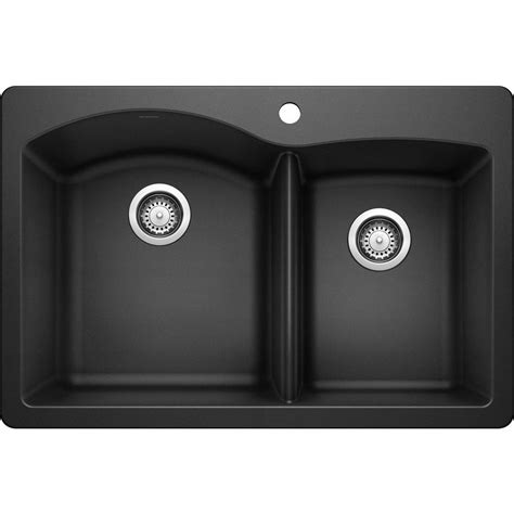 Blanco sinks made of stainless steel are practically timeless. Blanco DIAMOND Dual Mount Granite Composite 33 in. 1-Hole ...