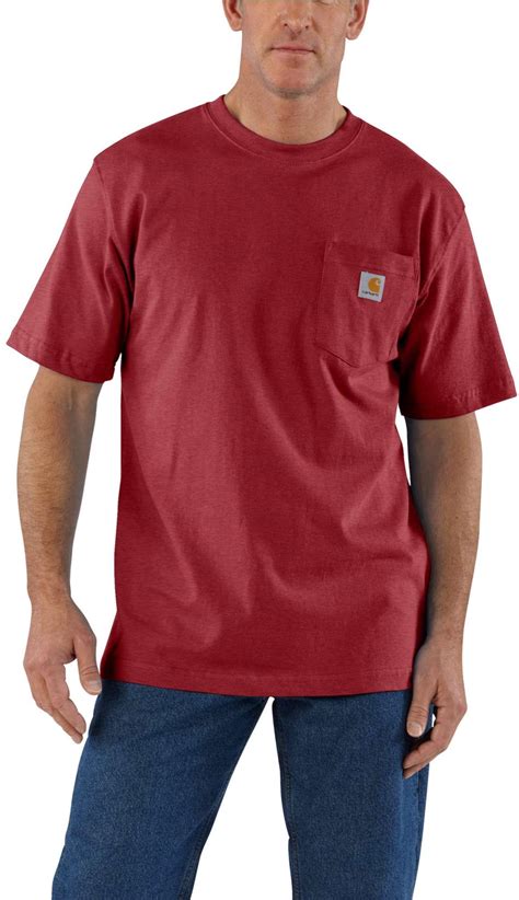Carhartt Workwear Pocket Short Sleeve T Shirt In Red For Men Lyst