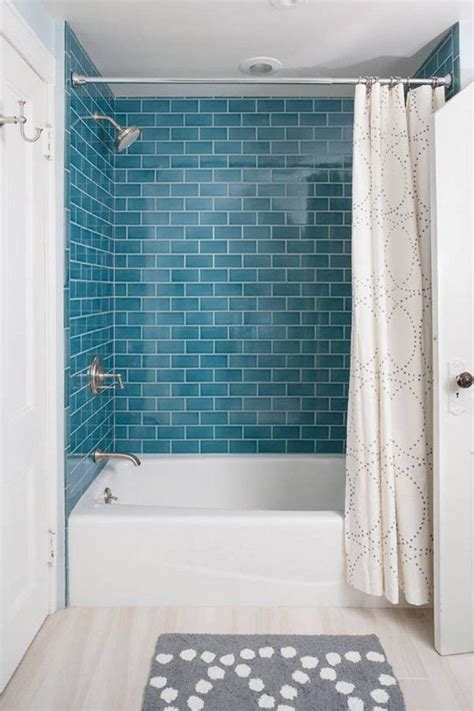 Ceramic Subway Tile Bathroom Bathroom Tub Shower Combo Bathtub