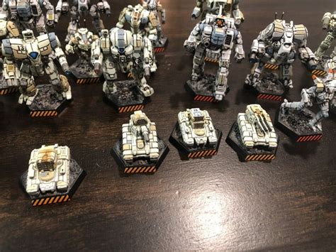 Painted Battletech Comstar Army Command And Battle Level Ii Support Lance