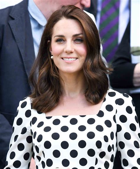 Kate Middleton Debuts A New Haircut At Wimbledon Duchess Of Cambridge