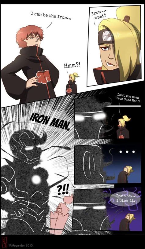 Iron Sand Man By Yamsgarden Naruto Comic Naruto Funny Akatsuki