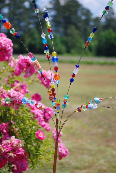 Beaded Blossoms Garden Bead Art Wire By Pamlicodesigns On Etsy 32 00 Usd Via Etsy Unique