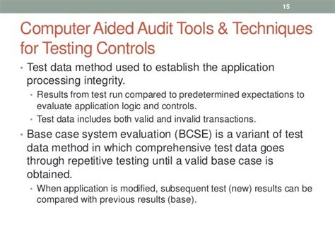 Computer Assisted Audit Tools And Techniques