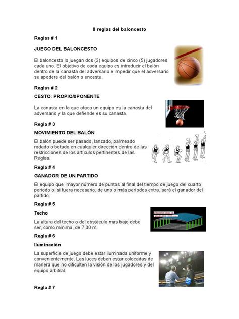 Descubrir 43 Imagen Reglas Oficiales Del Basquetbol Resumidas