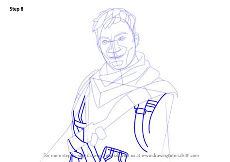 Learn How To Draw Diecast Jonesy From Fortnite Fortnite Step By Step