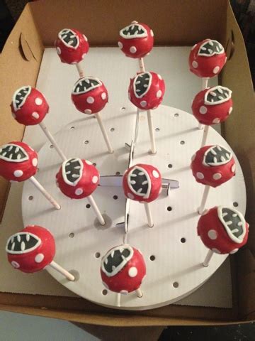 I really enjoy making nerdy themed goodies and decorating them. Sheri Lynn's Cakes: Mario Piranha Plant Cake Pop