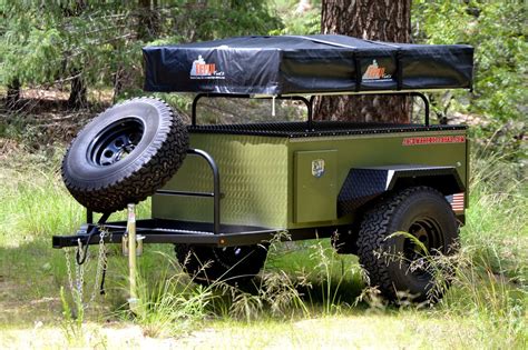 Tiny Trailer Unfolds To Reveal 3 Person Rooftop Tent Curbed