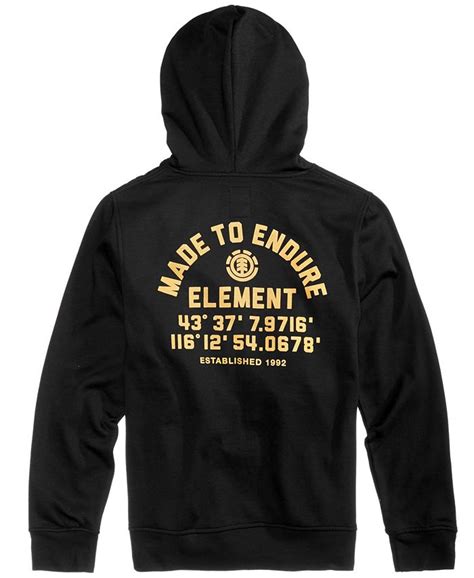 Element Mens Hub Logo Print Hoodie Macys