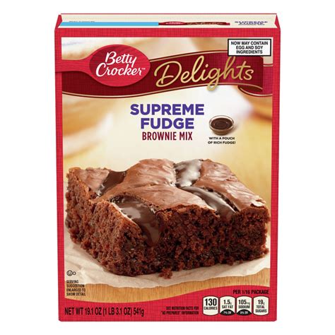 Save On Betty Crocker Delights Supreme Fudge Brownie Mix Order Online