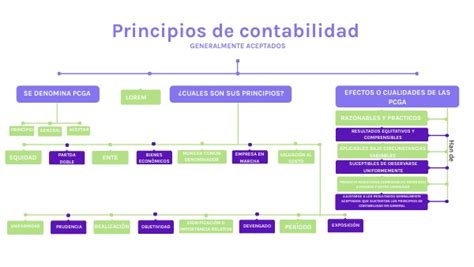 Mapa Conceptual Principios De La Contabilidad