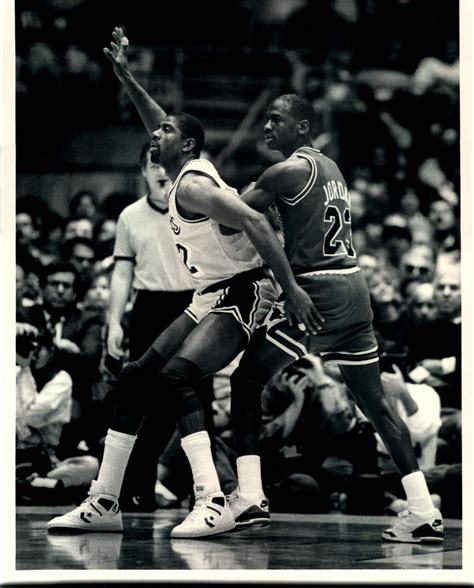 Lot Detail 1988 91 Michael Jordan Magic Johnson Bulls Lakers Tsn