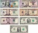 What Dollar Bills Are There Pictures