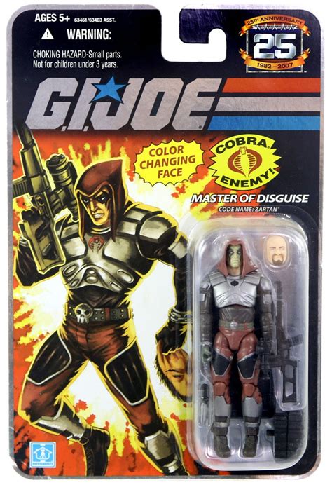 Gi Joe 25th Anniversary Wave 3 Zartan 375 Action Figure Hasbro Toys