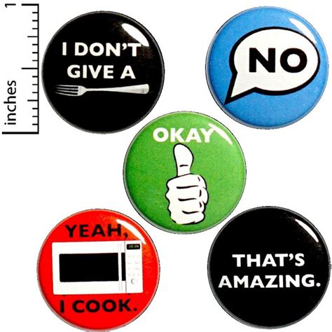 This Sarcastic Button 5 Pack Is An Awesome Silly Humor T That Is Great For Backpacks Or