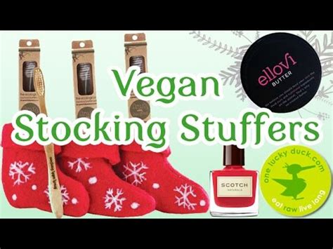 I like to think of each occasion as an opportunity to make good. Stocking Stuffers: 4 Vegan Gift Ideas - YouTube
