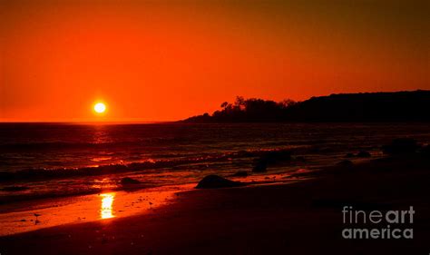 California Beach Sunset Photograph By Charlene Gauld Fine Art America