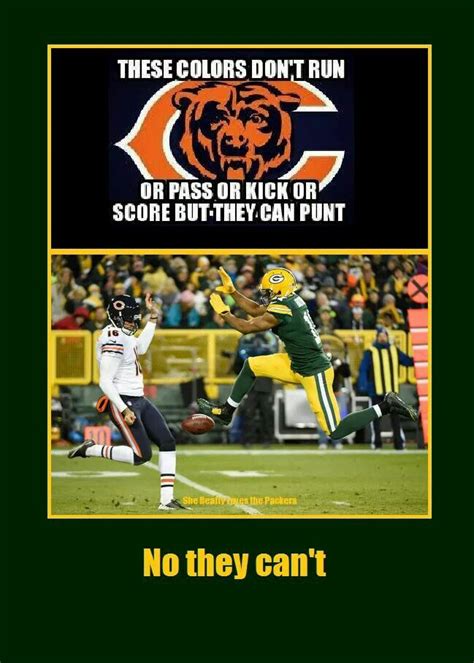 Go Pack Go Packers Vs Bears Rivalry