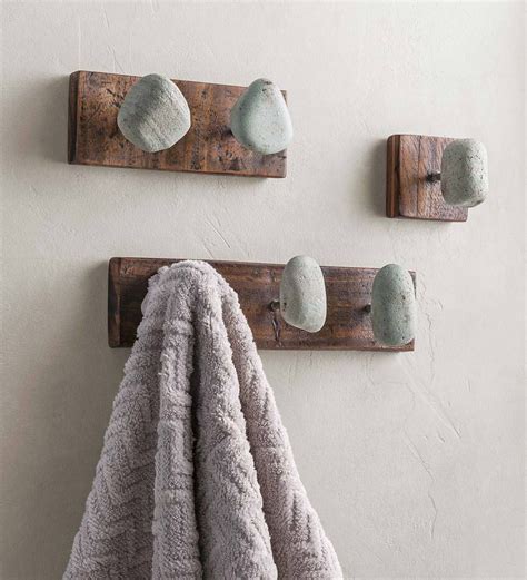 Our Real Natural Stone And Recycled Wood Hangers Add A Natural Element