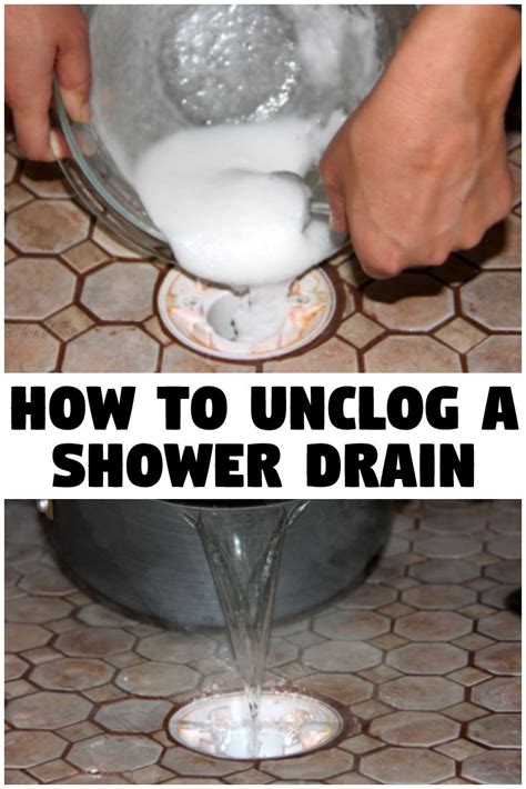 How To Unclog A Shower Drain Shower Drain Unclog Shower Drains