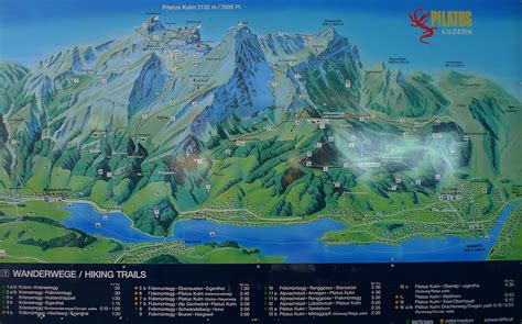 Lucerne Map Switzerland