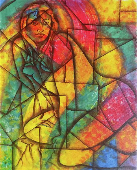 Abstract Of A Beautiful Nude Lady Painting By Arun Sivaprasad