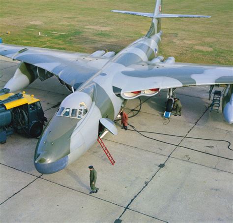 An Overhead View Of A Vickers Valiant Bk1 Aircraft Of 49 Squadron