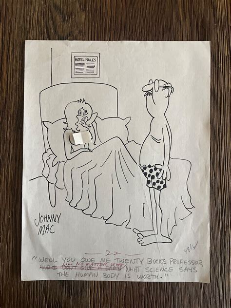 Vintage Original Sex To Sexty Cartoon Art By Johnny Mac Ebay