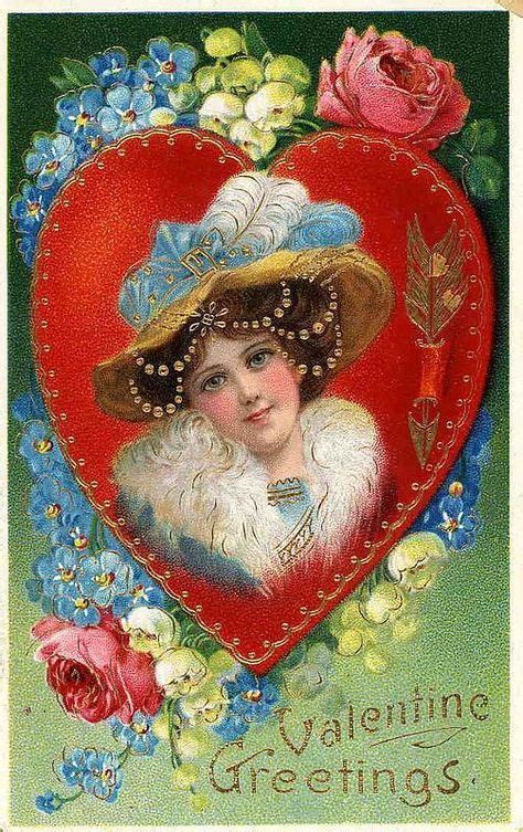 Vintage Valentine Postcard Vintage Valentine Cards Victorian