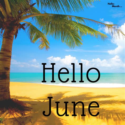 Hello June Hello June Months In A Year June Quotes