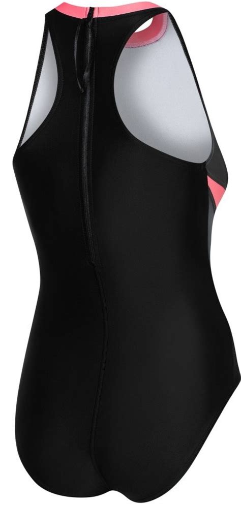 Swimsuit Nina 133 Black Grey Coral Women Womens Swimwear