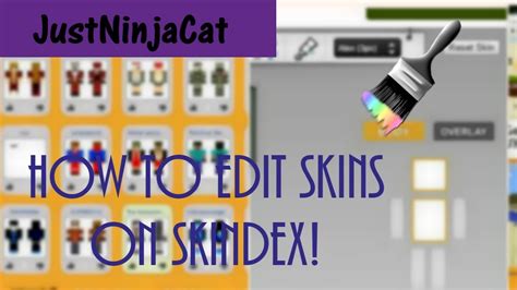 How To Edit Skins On Skindex Youtube