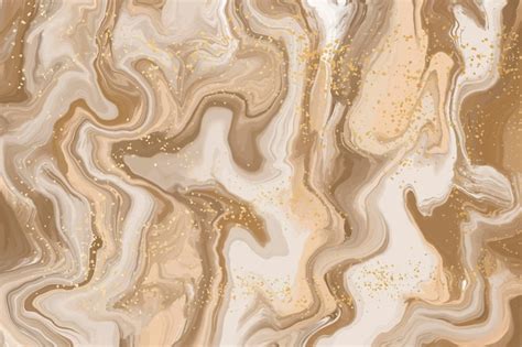Premium Vector Liquid Marble Background With Gold Splatter