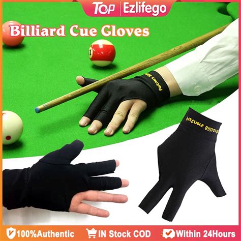 Billiard Gloves Left Hand Finger Glove High Elasticity Spandex Lycra