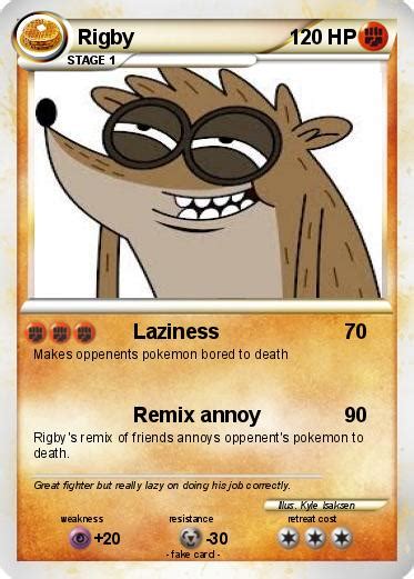 Pokémon Rigby 428 428 Laziness My Pokemon Card