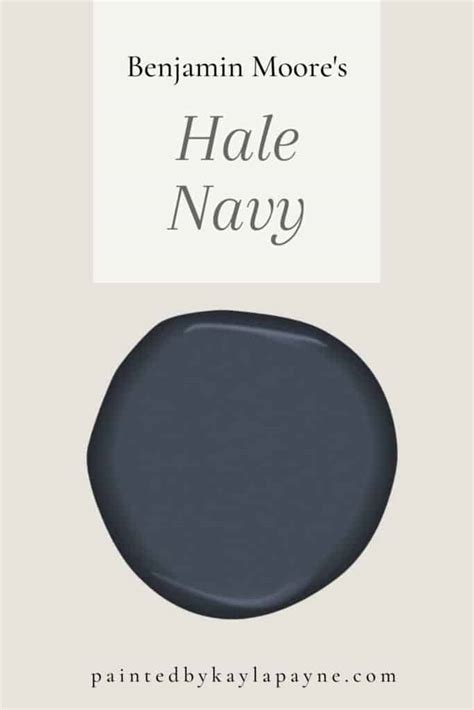 Benjamin Moores Hale Navy Paint Guide Painted By Kayla Payne