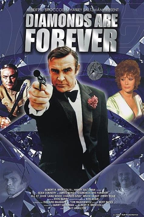 Diamonds Are Forever 1971 James Bond Movie Posters