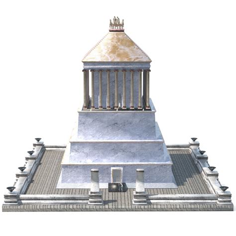 Mausoleum at Halicarnassus | 3D model | Mausoleum at halicarnassus