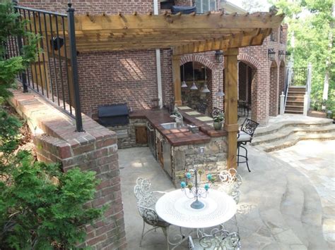 Filter and search through restaurants with gift card offerings. Outdoor Kitchen Bar and Grill - Traditional - Patio - Atlanta - by Georgia Classic Pool