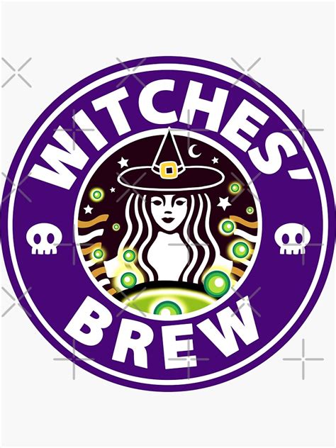 Witches Brew Sticker By Francielandia Redbubble