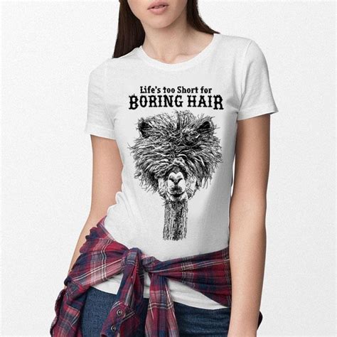 If your child already gets short haircuts, it may make sense for you to deal with head lice by destroying their habitat. Llama life's too short for boring hair shirt, hoodie ...