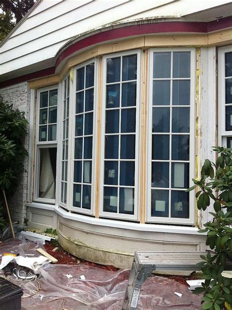 Lovely Custom Bay Windows Being Installed By Robin Anderson Central Pa