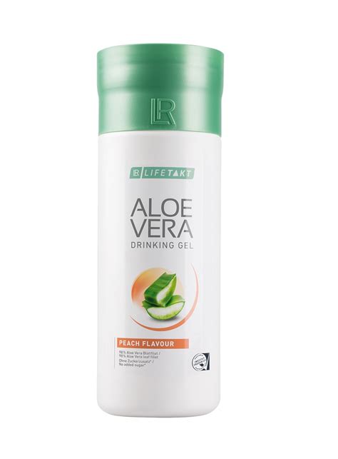 Herbal aloe concentrate contains aloe that soothes the stomach and supports nutrient absorption and intestinal health. ALOE VERA Drinking Gel Peach Flavour | LR LIFETAKT | Aloë ...