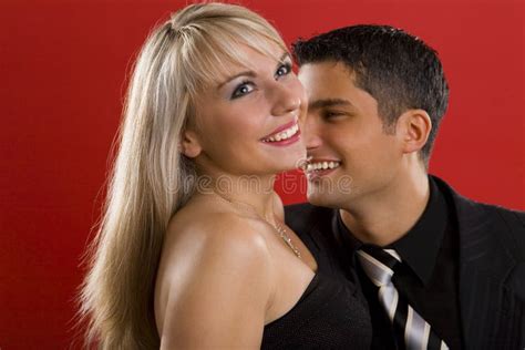 Neck Kiss Stock Photo Image Of Caucasian Love Kissing