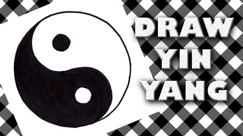 How To Draw Yin Yang Sign Step By Step Drawing Tutorial