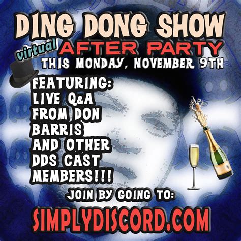 1109 Ding Dong Show Virtual After Party Rsdtpn